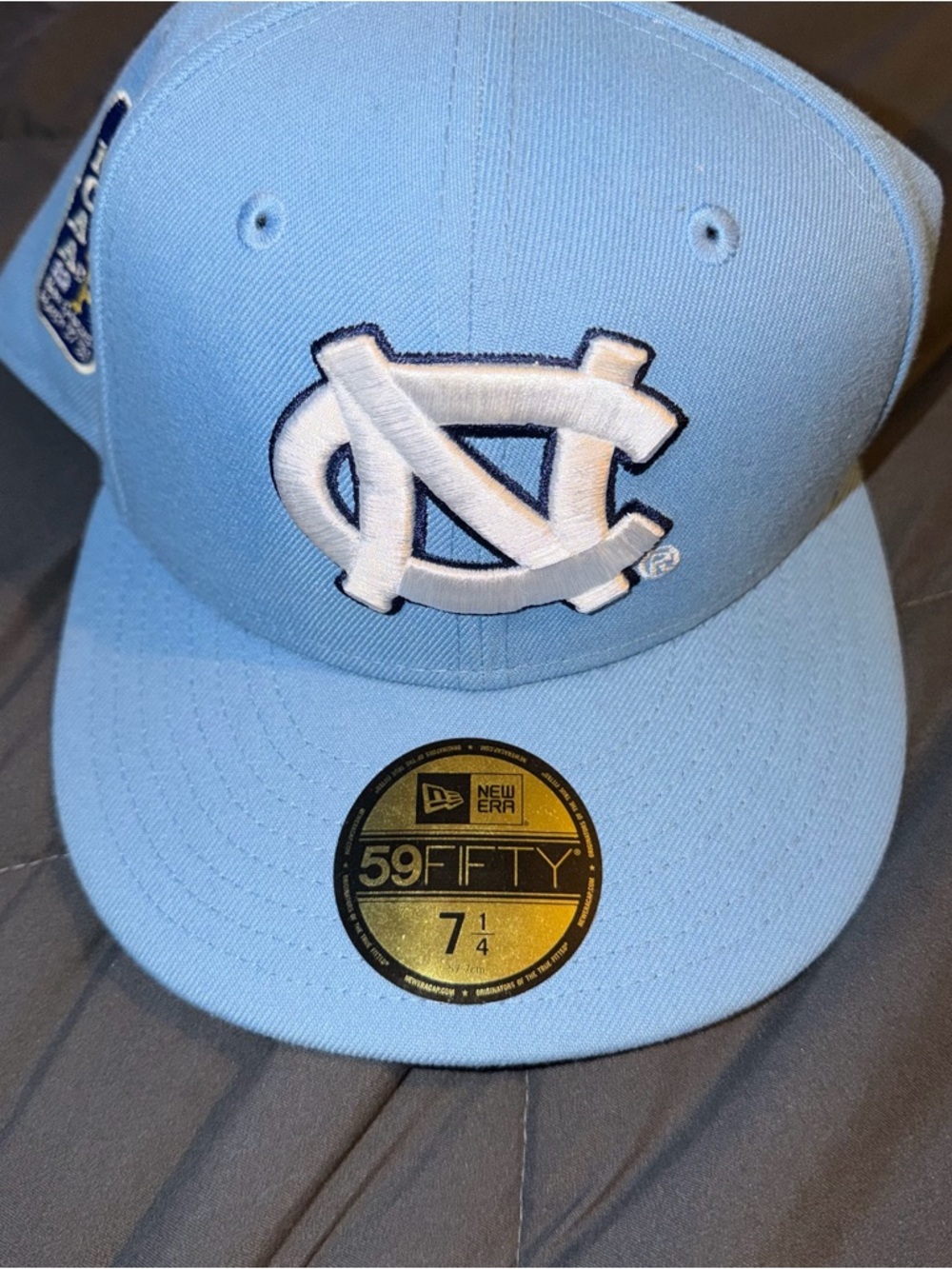 New Era Light Blue 59FIFTY Fitted Cap with White Trim